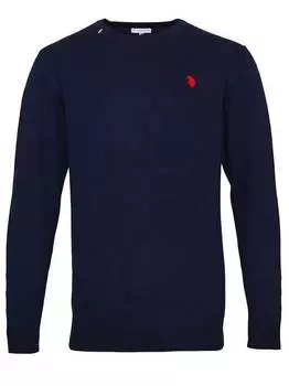 Вязаная кофта U.S. Polo Assn., синий