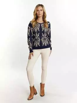 Вязаная кофта Usha, синий