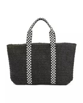 Вязаная крючком сумка Vintage Havana, черный