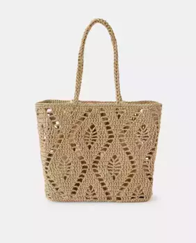 Вязаная крючком женская сумка nfasis, цвет Tostado