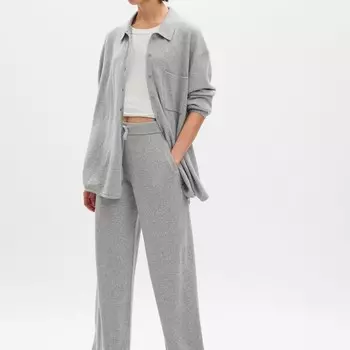 Вязаная куртка большого размера с карманом Gap, серый