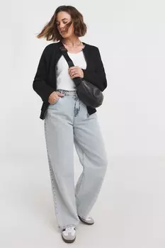 Вязаная куртка бомбер Jd Williams, черный