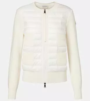 Вязаная куртка с нижними панелями Moncler