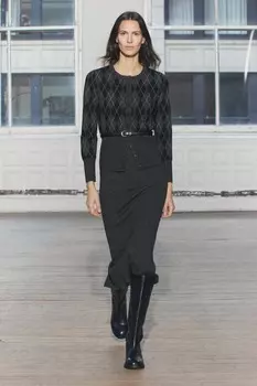 Вязаная куртка с узором «диамант» с поясом ZARA, серый