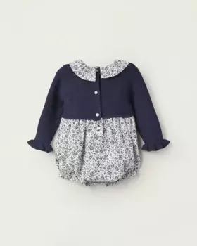 Вязаная лягушка-девочка из 100% хлопка Zippy, темно-синий