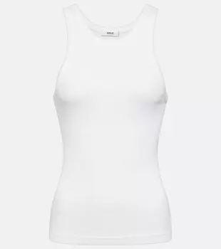 Вязаная майка Bailey в рубчик AGOLDE, белый