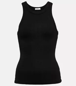 Вязаная майка Bailey в рубчик AGOLDE, черный