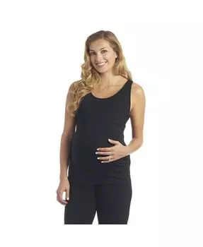 Вязаная майка для кормящих мам Kara для беременных Everly Grey, черный