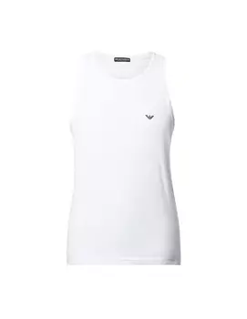 Вязаная майка Emporio Armani, белый