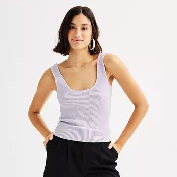 Вязаная майка-свитер SO Sculpt для юниоров, цвет Lavender