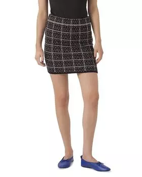 Вязаная мини-юбка Vero Moda, цвет Black