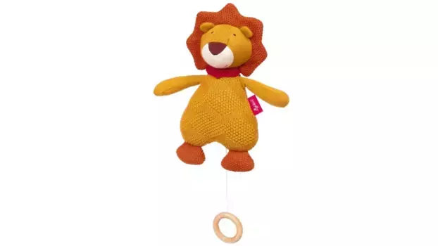 Вязаная музыкальная шкатулка лев Sigikid