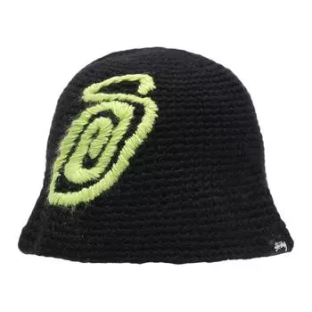 Вязаная панама Swirly S Stussy