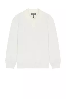 Вязаная поло-толстовка Wao, oatmeal