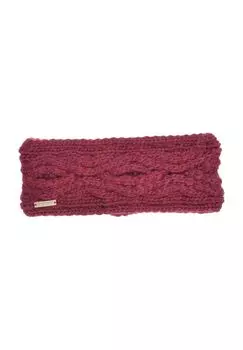 Вязаная повязка на голову с косами узором 19177-0 SEEBERGER, цвет Lila One Size