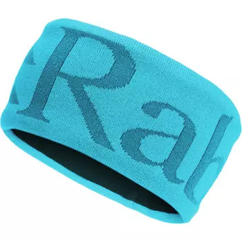Вязаная повязка на голову с логотипом Rab, бирюзовый