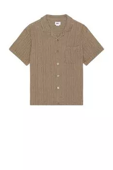 Вязаная рубашка Horace Obey, unbleached multi