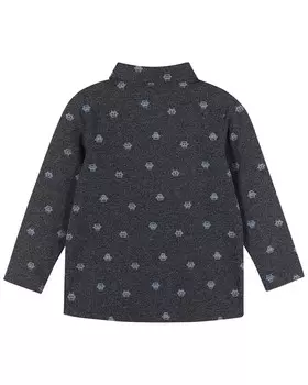 Вязаная рубашка на пуговицах Andy & Evan Pique, серый