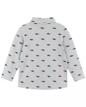 Вязаная рубашка на пуговицах Andy & Evan Pique, коричневый