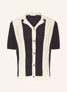 Вязаная рубашка Николи Reiss, синий