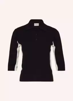 Вязаная рубашка-поло Claudie Pierlot, синий