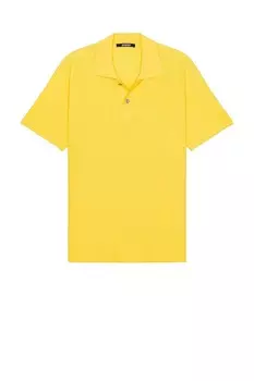 Вязаная рубашка-поло Jacquemus, желтый