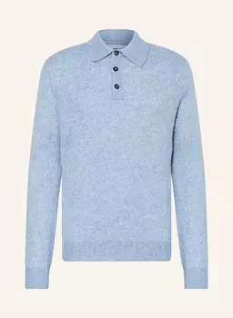Вязаная рубашка-поло Ли Nn.07, голубой