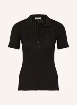 Вязаная рубашка-поло Marc O'Polo, черный