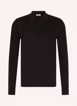 Вязаная рубашка-поло Paul, черный