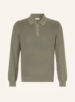 Вязаная рубашка-поло Paul, зеленый