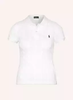 Вязаная рубашка-поло Polo Ralph Lauren, белый
