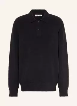 Вязаная рубашка-поло санино Samse Samse, черный