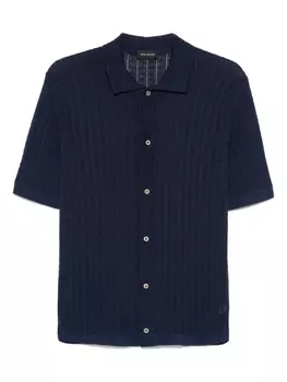 Вязаная рубашка Tagliatore, синий