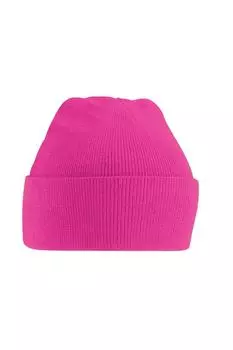 Вязаная шапка-бини Beechfield, розовый