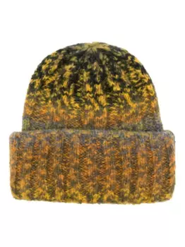 Вязаная шапка бини Raffaello Bettini, желтый