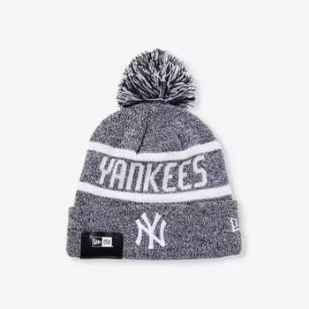 Вязаная шапка-бини с вышивкой new york yankees mlb New Era, черный