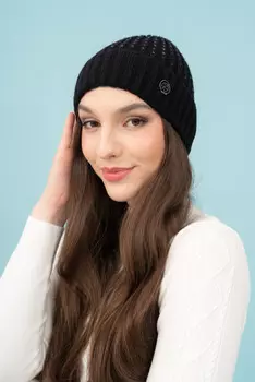 Вязаная шапка Budmil, черный