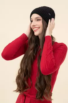 Вязаная шапка Budmil, черный