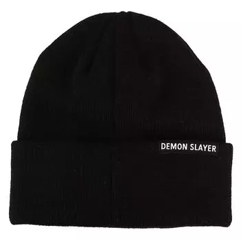 Вязаная шапка Demon Slayer с нашивкой Licensed Character