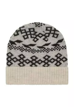 Вязаная шапка Девинаум, манжета, женская UNMADE COPENHAGEN, цвет Black Off