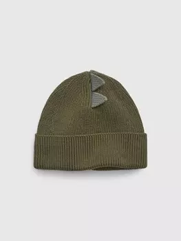 Вязаная шапка динозавра Gap, зеленый
