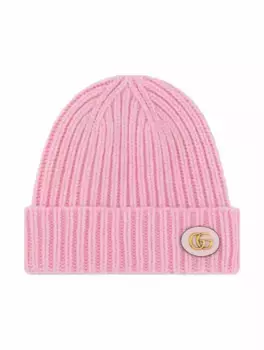 Вязаная шапка GG Gucci, розовый