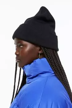 Вязаная шапка H&amp;M, черный