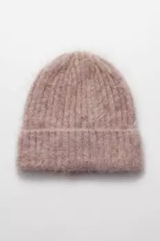 Вязаная шапка из чистого кашемира с начесом & Other Stories, коричневый