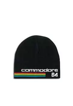 Вязаная шапка коммодор - c64 Logoshirt, черный