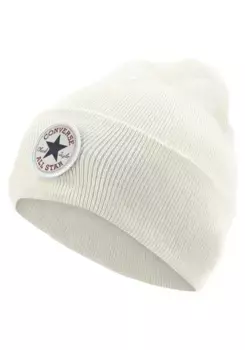 Вязаная шапка конверс "Chuck Patch Beanie" Converse, цвет Egret