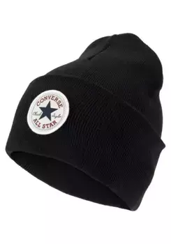 Вязаная шапка конверс "Chuck Patch Beanie" Converse, черный