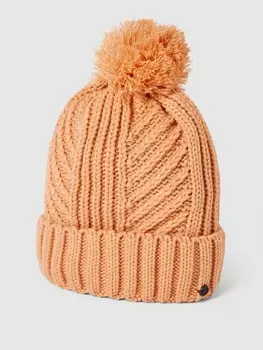 Вязаная шапка косой модель "COY SUNDOWN" Roxy, ярко-красный