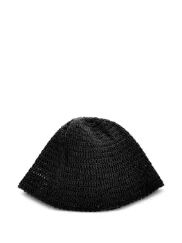 Вязаная шапка крючком Gentry Portofino, черный