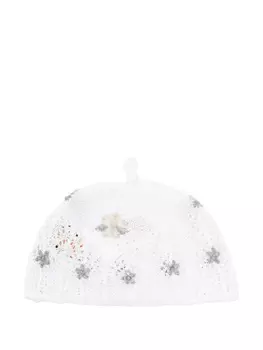 Вязаная шапка крючком Magliano, белый